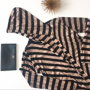 loveappella • striped jersey cardigan